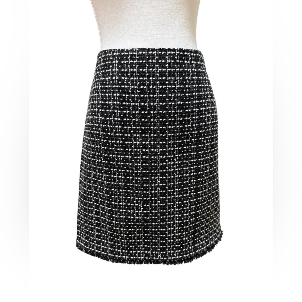 Ann Taylor Wool Blend Plaid Pencil Skirt – Size 10 Petite